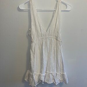 Stitch & Pine, Tilly’s White Polkadot Dress